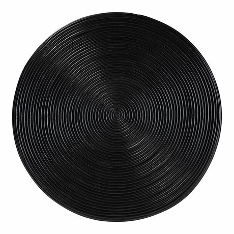 Wicker Fair Tokyo Black Hourglass Rattan End Table
