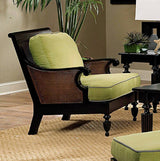 Traders Wood and Wicker Arm Chair TR-01 by Designer Wicker