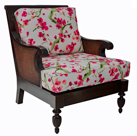 Traders Wood and Wicker Arm Chair TR-01 by Designer Wicker