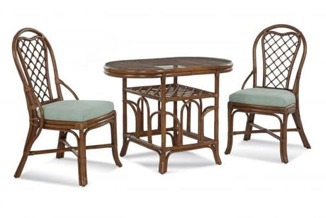 Trellis 3 Piece Rattan Honeymoon Breakfast Set 978-076SET by Braxton Culler