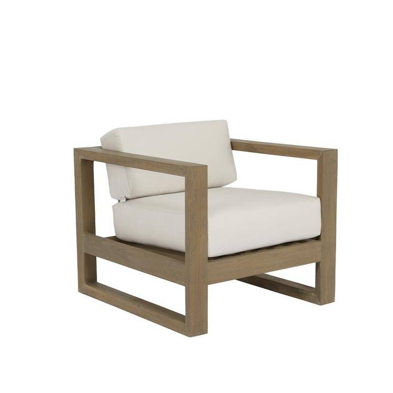 Coastal Teak Outdoor Club Chair by Sunset West Model 5501-21