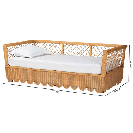 Jessica Natural Rattan Daybed by Wicker Fair