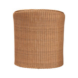 Nessa Bohemian Light Honey Rattan Arm Chair by Wicker Fair
