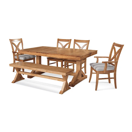 Hues Transitional Extension Dining Table by Braxton Culler Made in the USA Model 1062-E76