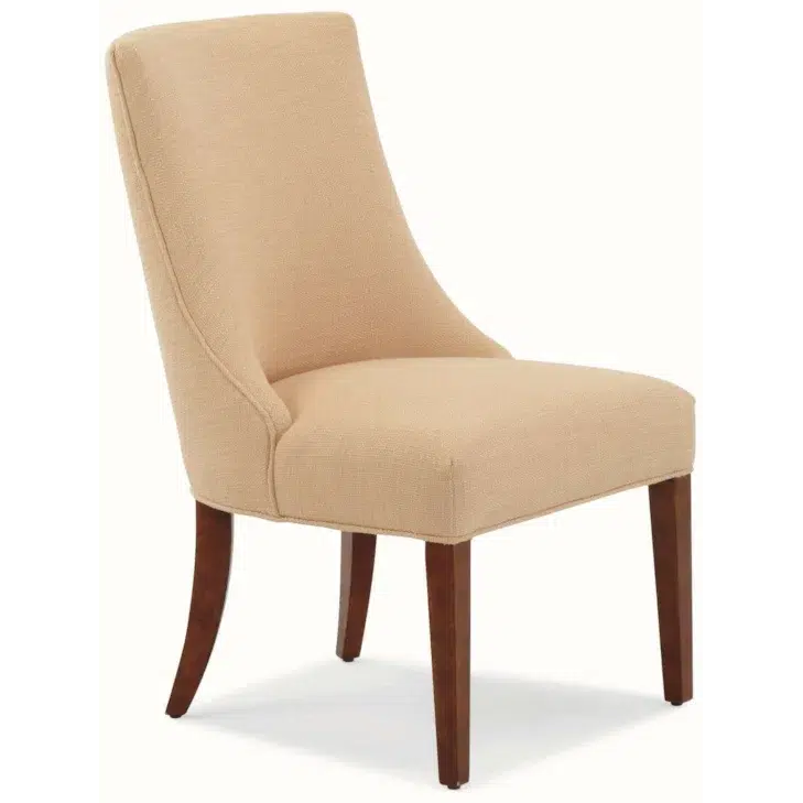Tuxedo Transitional Upholstered Dining Chair by Braxton Culler Made in the USA Model 528-028