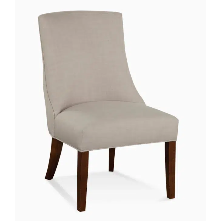 Tuxedo Transitional Upholstered Dining Chair by Braxton Culler Made in the USA Model 528-028