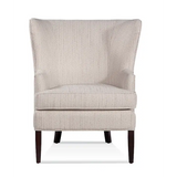 Transitional Wing Chair with Nailhead Trim by Braxton Culler Made in the USA Model 732-007SN