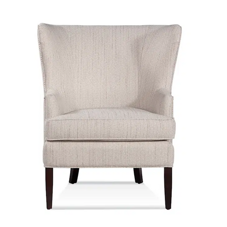Transitional Wing Chair with Nailhead Trim by Braxton Culler Made in the USA Model 732-007SN