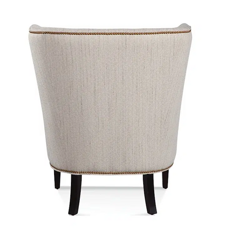 Transitional Wing Chair with Nailhead Trim by Braxton Culler Made in the USA Model 732-007SN