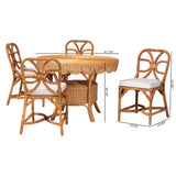 Anambas 5-Piece Rattan Dining Set by Wicker Fair