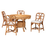 Anambas 5-Piece Rattan Dining Set by Wicker Fair
