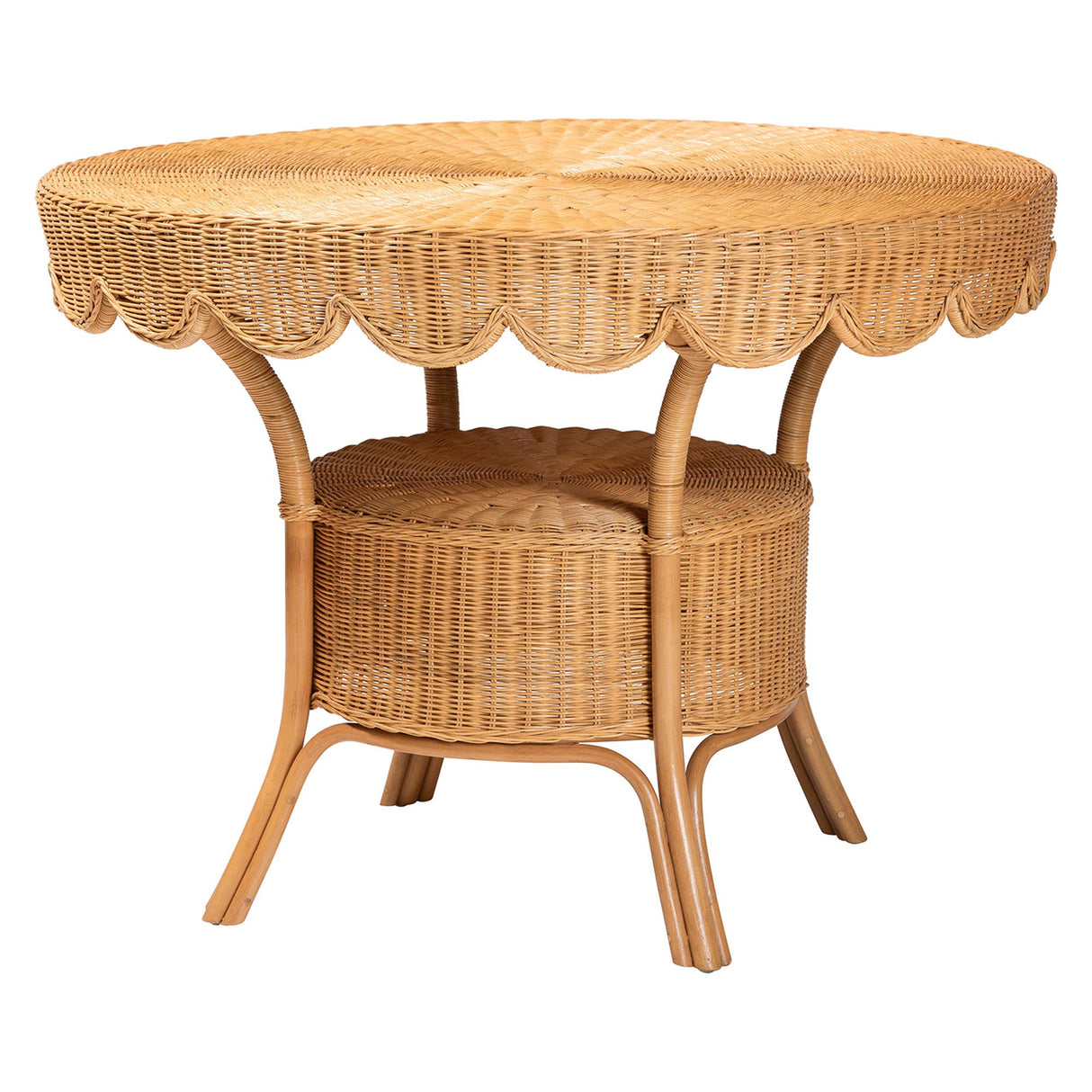 Troy 5-Piece Rattan Dining Set by Wicker Fair