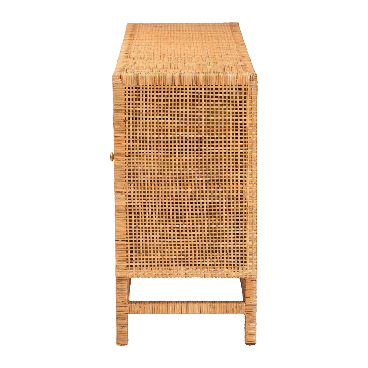Vivian Wicker Fair Rattan Cabinet for Many Uses