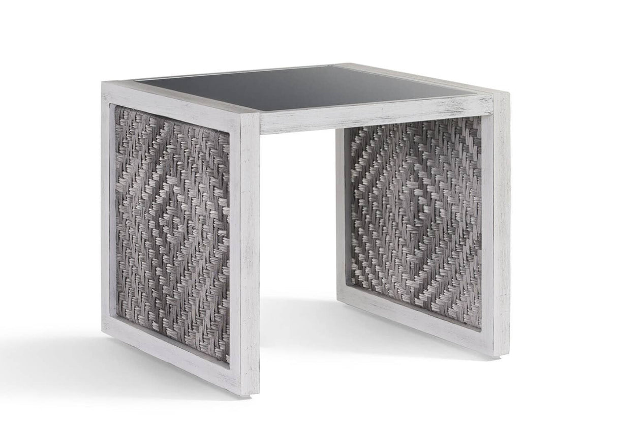 Veda Outdoor End Table 74143 By South Sea Rattan