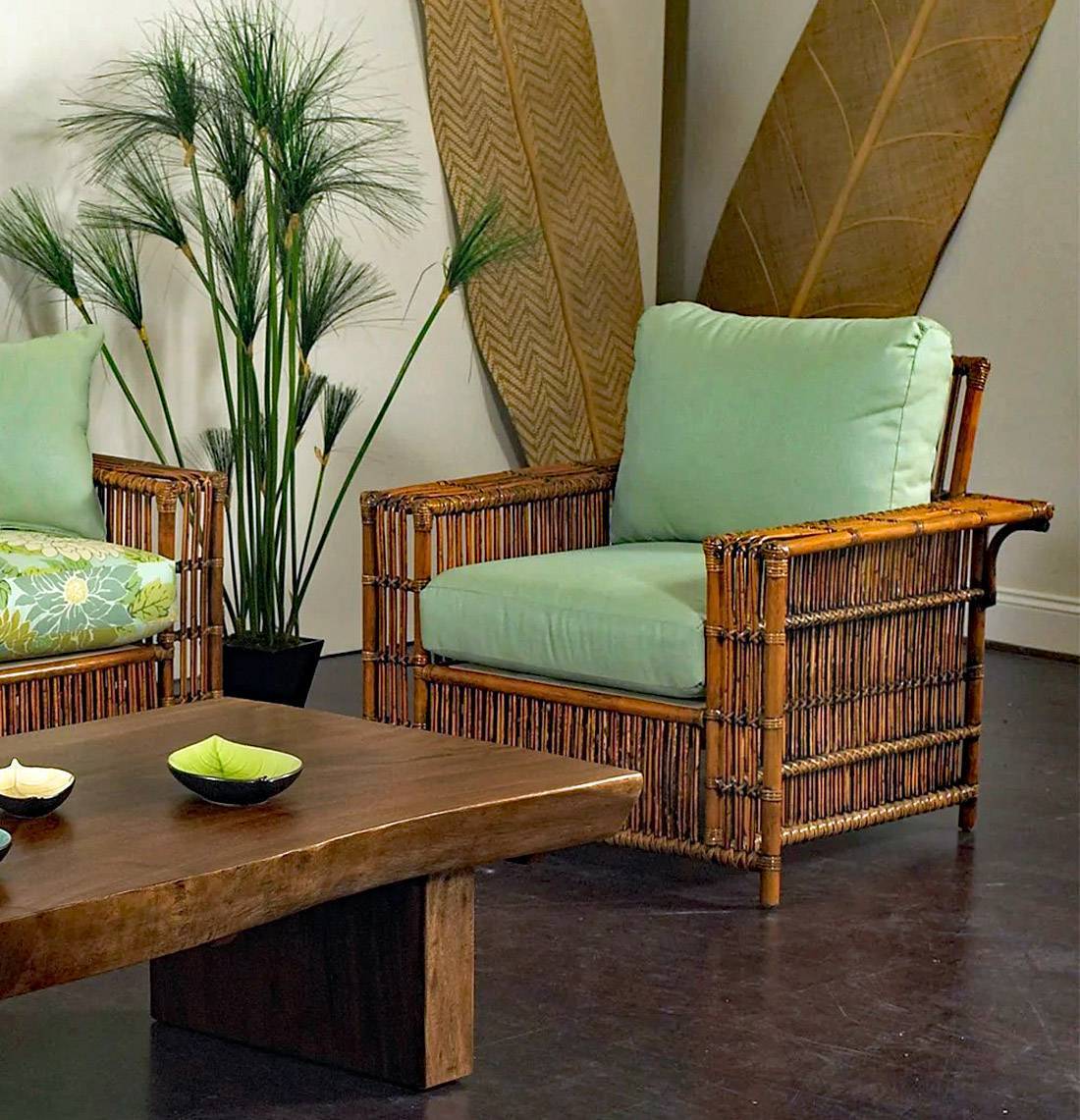 Waterside Coastal Rattan Arm Chair Model WE-01 By Designer Wicker Tribor