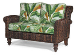 West Indies Rattan Loveseat Model WI-02 By Designer Wicker Tribor