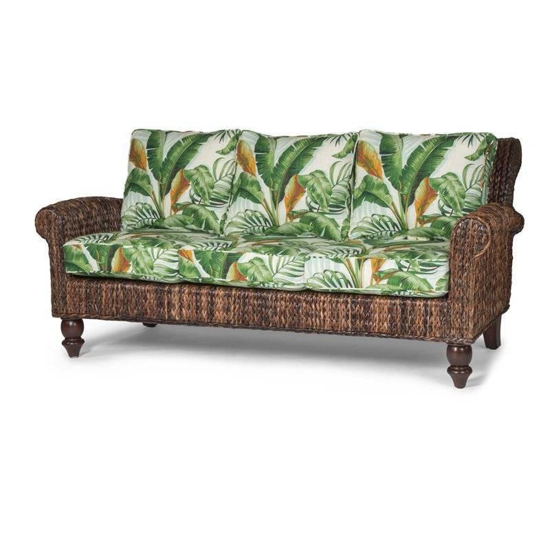 West Indies Rattan Sofa Model WI-03 By Designer Wicker Tribor