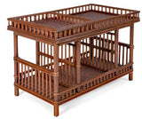 Williamsburg Rattan Sofa and Coffee Table 2 Pc Set by Designer Wicker Tribor – Choice of Cushions Made in the USA