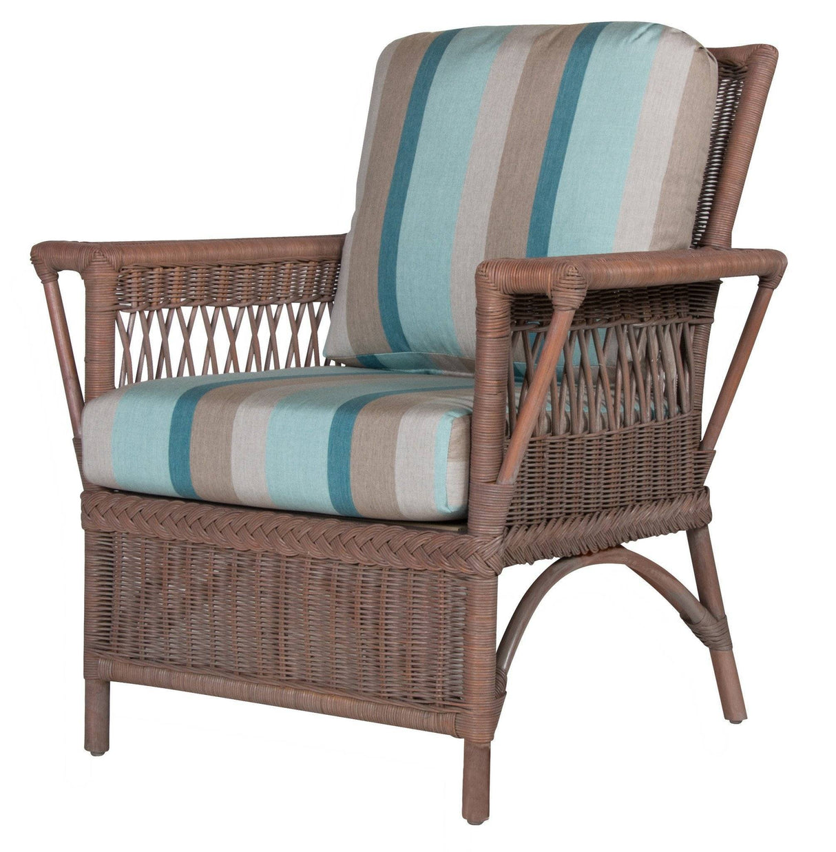 Windsor Porch Rattan Lounge Chair WD-01 by Designer Wicker Tribor