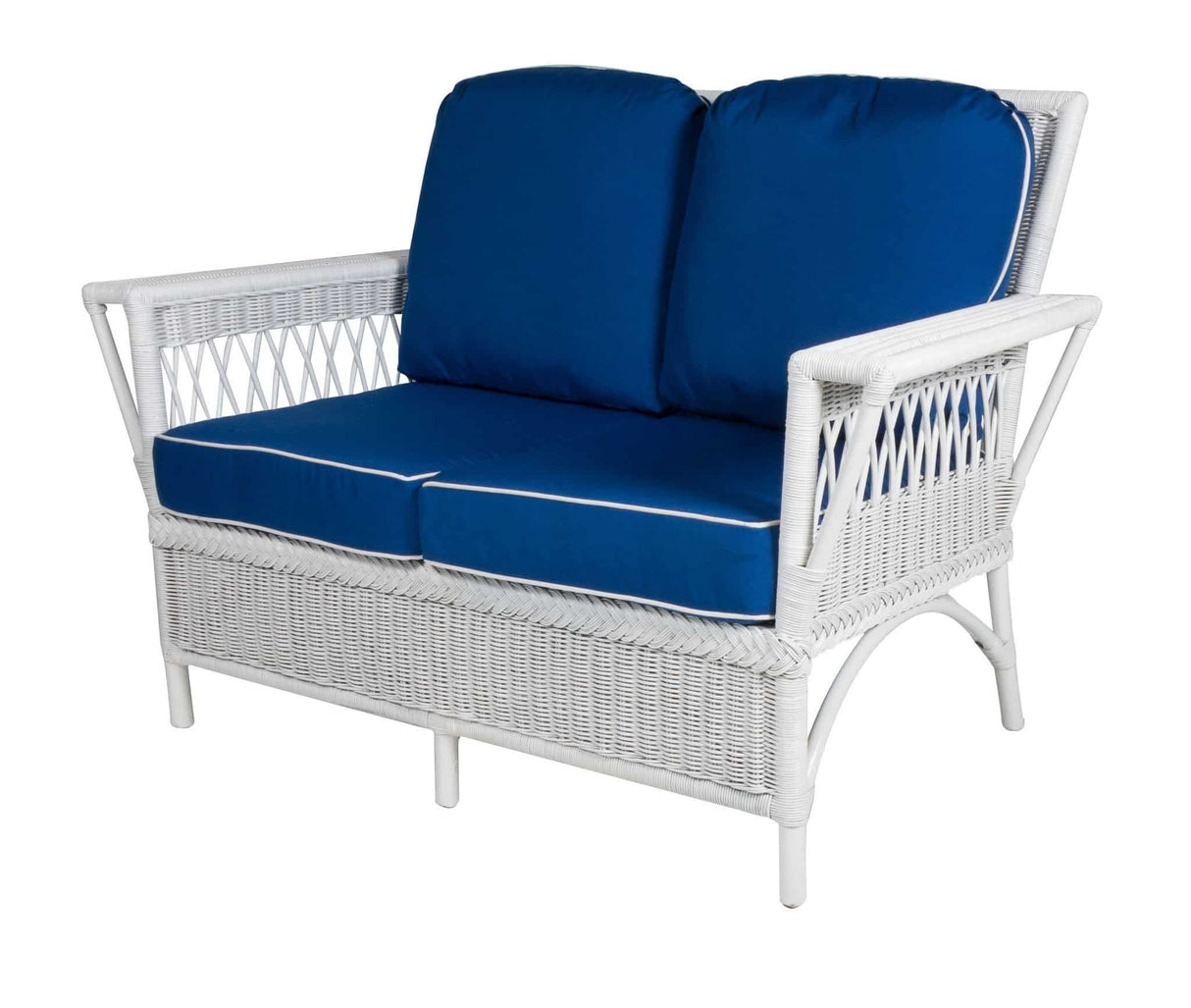 Windsor Porch Rattan Loveseat WD-02 by Designer Wicker Tribor