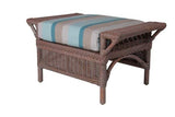 Windsor Porch Rattan Ottoman WD-10 by Designer Wicker Tribor