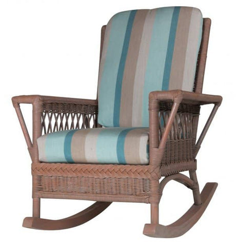 Windsor Porch Rattan Rocker WD-06 by Designer Wicker Tribor
