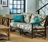 Woodland Rattan Loveseat by Designer Wicker Tribor