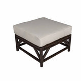 Woodland Rattan Ottoman by Designer Wicker Tribor