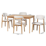Wattsu 5-Piece Dining Set by Wicker Fair