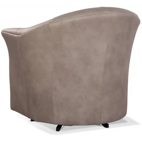 Weston Leather Swivel Chair by Braxton Culler Made in the USA Model 635-L05