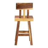 Laluli Suar Wood Counter Stool by Wicker Fair