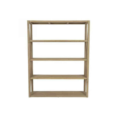 Coastal Teak Outdoor X Bookcase by Sunset West Model 5501-XBK