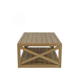 Coastal Teak Outdoor X Coffee Table by Sunset West Model 5501-XCT