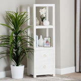 Grasscloth Tall Storage Cabinet by Wicker Fair