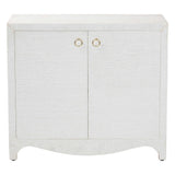 Flores Grasscloth Storage Cabinet by Wicker Fair