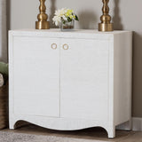 Flores Grasscloth Storage Cabinet by Wicker Fair