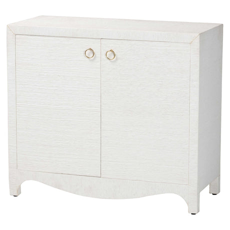 Flores Grasscloth Storage Cabinet by Wicker Fair