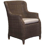 Brighton Outdoor Patio Wicker Dining Arm Chair AC9858 by Beachcraft