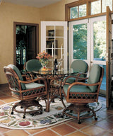 Antigua Swivel-Tilt Caster Dining or Desk Chairs 3123 South Sea Rattan