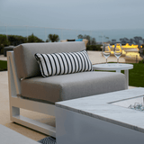 Newport Outdoor Armless Club Chair by Sunset West Model 4801-AC