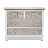 Islamorada Coastal Style 4 Drw Chest Model B23334 By Seawinds Trading