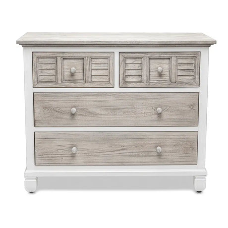 Islamorada Coastal Style 4 Drw Chest Model B23334 By Seawinds Trading