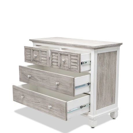 Islamorada Coastal Style 4 Drw Chest Model B23334 By Seawinds Trading