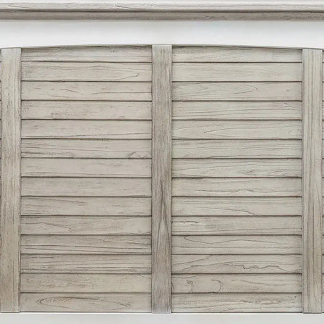 Islamorada Coastal Style King Headboard Model B23341-DAPGREY By Seawinds Trading