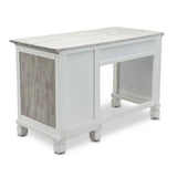 Islamorada Coastal Style Desk and Chair Set Model B23374-DAPGREY By Seawinds Trading