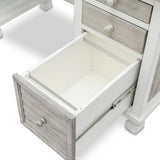 Islamorada Coastal Style Desk and Chair Set Model B23374-DAPGREY By Seawinds Trading