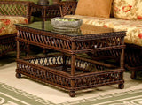 Bar Harbor Brownwash Rattan 6 Pc Set Model BH-SUNRM-BW from Spice Island Wicker