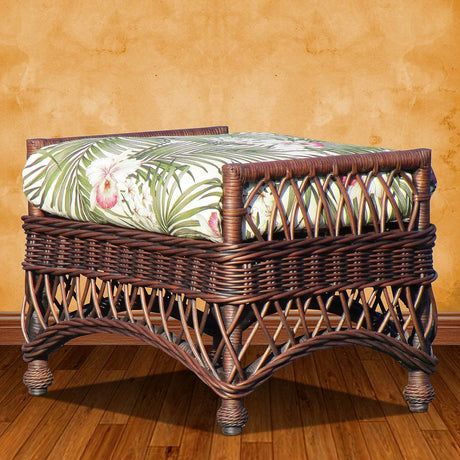 Bar Harbor Brownwash Rattan 6 Pc Set Model BH-SUNRM-BW from Spice Island Wicker