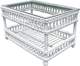 Bar Harbor White Rattan 6 Pc Set Model BH-SUNRM-W from Spice Island Wicker