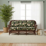 Boston Harbor Rattan Brownwash Sofa Model BHB3S-WF by Wicker Fair